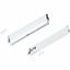 Immagine di 378M5002SA Z R+L V1 SEIW - spondina TANDEMBOX Antaro altezza M (83 mm) lunghezza nominale 500 mm destro+sinistro bianco seta 