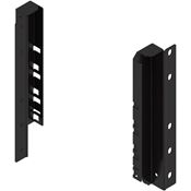 Immagine di Z30D000SL HO-RW MP TERS - TANDEMBOX supporti per schienale in legno altezza D (224 mm) destro+sinistro nero terra 