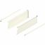 Immagine di 320H4500C MX MP R901 - spondina in acciaio METABOX H (150 mm) estrazione parziale 25 kg lunghezza nominale 450 mm versione a vite sinistra/destra biancocrema ral 9001 