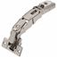 Immagine di 71T7550 MB V125 NI - CLIP top cerniera ad angolo ampio a protrusione 0 apertura 155° battuta con sormonto fondello da avvitare nichel 