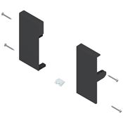 Immagine di ZIF.71K0 FRO R+L V1 S - TANDEMBOX attacchi per frontale altezza K per cassetto interno destro+sinistro nero 