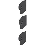 Immagine di 801ZA00S STREIFS V1 S REVEGO uno/REVEGO duo, Protezione dalle rigature Nero 