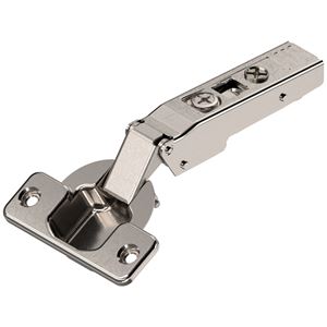 Immagine di 72T5550.TLMB V50 NI - CLIP top cerniera standard apertura 120° battuta con sormonto fino a 20 mm senza molla fondello da avvitare nichel 