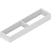 Immagine di ZC7S450RS1 AMB-RA V1 SW-M - AMBIA-LINE telaio per LEGRABOX cassetto acciaio lunghezza nominale 450 mm larghezza=100 mm bianco seta 
