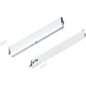 Immagine di 378M6502SA Z R+L V1 SEIW - spondina TANDEMBOX Antaro altezza M (83 mm) lunghezza nominale 650 mm destro+sinistro bianco seta 