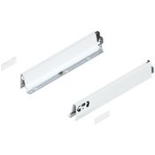 Immagine di 378N4002SA Z R+L V1 SEIW - spondina TANDEMBOX Antaro altezza N (68 mm) lunghezza nominale 400 mm destro+sinistro bianco seta 