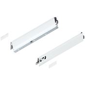 Immagine di 378N4502SA Z R+L V1 SEIW - spondina TANDEMBOX Antaro altezza N (68 mm) lunghezza nominale 450 mm destro+sinistro bianco seta 