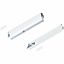 Immagine di 378N4502SA Z R+L V1 SEIW - spondina TANDEMBOX Antaro altezza N (68 mm) lunghezza nominale 450 mm destro+sinistro bianco seta 