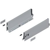 Immagine di 378K4002SA Z R+L V1 R906 - spondina TANDEMBOX Antaro altezza K (115 mm) lunghezza nominale 400 mm destro+sinistro grigio ral 9006 