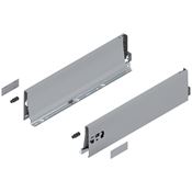 Immagine di 378K4502SA Z R+L V1 R906 - spondina TANDEMBOX Antaro altezza K (115 mm) lunghezza nominale 450 mm destro+sinistro grigio ral 9006 