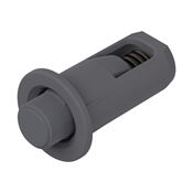 Immagine di 993.0530 DI-PU V100R737 - respingente Blum diametro 5 mm scanalatura nel frontale 2.6 mm inserimento ad incasso 