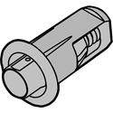 Immagine di 993.0530 DI-PU V100R737 - respingente Blum diametro 5 mm scanalatura nel frontale 2.6 mm inserimento ad incasso 