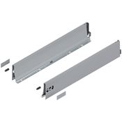 Immagine di 378K6502SA Z R+L V1 R906 - spondina TANDEMBOX Antaro altezza K (115 mm) lunghezza nominale 650 mm destro+sinistro grigio ral 9006 