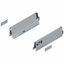 Immagine di 378M3002SA Z R+L V1 R906 - spondina TANDEMBOX Antaro altezza M (83 mm) lunghezza nominale 300 mm destro+sinistro grigio ral 9006 