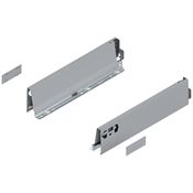 Immagine di 378M3502SA Z R+L V1 R906 - spondina TANDEMBOX Antaro altezza M (83 mm) lunghezza nominale 350 mm destro+sinistro grigio ral 9006 