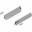 Immagine di 378M4002SA Z R+L V1 R906 - spondina TANDEMBOX Antaro altezza M (83 mm) lunghezza nominale 400 mm destro+sinistro grigio ral 9006 
