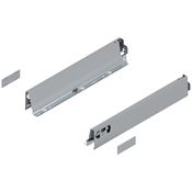 Immagine di 378N4002SA Z R+L V1 R906 - spondina TANDEMBOX Antaro altezza N (68 mm) lunghezza nominale 400 mm destro+sinistro grigio ral 9006 