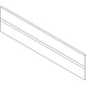 Immagine di Z40L1077A QT-PR V16 R906 - ORGA-LINE profilo divisore trasversale per TANDEMBOX cassettone lunghezza=1077 mm alluminio grigio ral 9006 