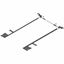 Immagine di ZS7M650LU SE-ST14 V1R737 - LEGRABOX stabilizzatore laterale lunghezza nominale 650 mm larghezza corpo mobile 1400 mm estrazione totale da tagliare su misura 