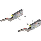 Immagine di 22K2900T KRAFTSP S2 ZN - anta a ribalta standard AVENTOS HK top base forza con fattore di carico 3200-9000 (per 2 pezzi) per TIP-ON nichel 
