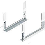 Immagine di 780C5002S Z R+L V1*SW-M - spondina LEGRABOX Free altezza C (177 mm) lunghezza nominale 500 mm destro+sinistro bianco seta 