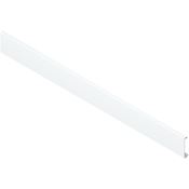 Immagine di Z31L1036A VORD-ST 12SEIW - TANDEMBOX frontale senza scanalatura per cassetto interno e cassettone interno con ringhierina trasversale larghezza corpo mobile 1200 mm da tagliare su misura per TANDEMBOX intivo/antaro bainco seta 