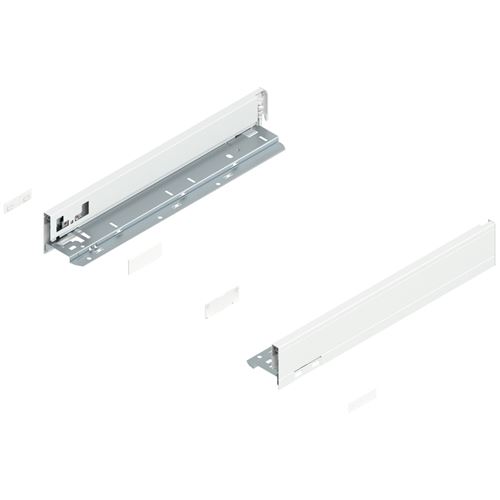Immagine di 770N4002S Z R+L V1*SW-M - spondina LEGRABOX Pure altezza N (66.5 mm) lunghezza nominale 400 mm destro+sinistro bianco seta 