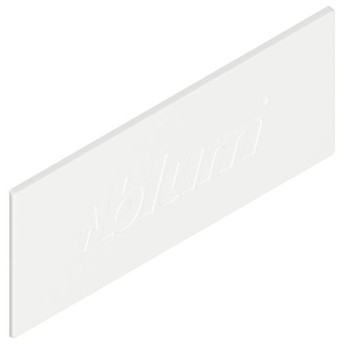 Immagine di ZAA.532C.BTABD V1000SEIW - TANDEMBOX placchetta di copertura rettangolare simmetrico profondo (Blum) bianco 