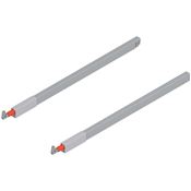 Immagine di ZRG.437RSICRE*R+L MP R906 - TANDEMBOX ringhierina longitudinale (sopra) per cassettone lunghezza nominale 500 mm destro+sinistro per TANDEMBOX antaro grigio ral 9006 