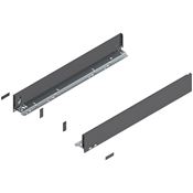 Immagine di 770M6502S Z R+L V1*OG-M - spondina LEGRABOX Pure altezza M (90.5 mm) lunghezza nominale 650 mm destro+sinistro grigio orione 