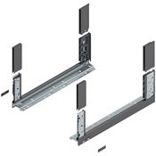 Immagine di 780C5002S Z R+L V1*OG-M - spondina LEGRABOX Free altezza C (177 mm) lunghezza nominale 500 mm destro+sinistro grigio orione 