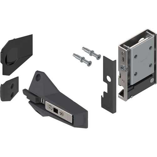 Immagine di 802M0002.L2DT L S REVEGO duo, fissaggio portante di scorrimento (Set), sinistra Nero 