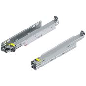 Immagine di 760H4000T MOVENTO MP ZN - MOVENTO con TIP-ON estrazione totale per cassetto in legno 40 kg lunghezza nominale 400 mm zincate 