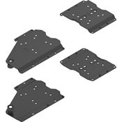 Immagine di 802V660B.R1P-VERB R  S REVEGO duo, giunzione pocket (set), per applicazione senza zoccolo, per spessore fianco pocket 15-17 mm, destra Nero 