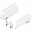 Immagine di 21F8020 ABD+ZUT V1SWIG - AVENTOS HF per anta a soffietto placchetta di copertura grande (incluso interruttore di azionamento ad incasso in dotazione) destro+sinistro per SERVO-DRIVE bianco 