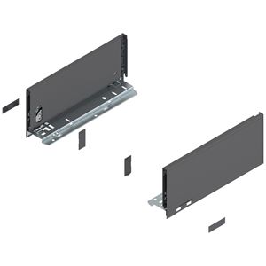 Immagine di 770K3002S Z R+L V1*OG-M - spondina LEGRABOX Pure altezza K (128.5 mm) lunghezza nominale 300 mm destro+sinistro grigio orione 