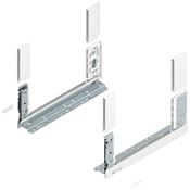 Immagine di 780C4002S Z R+L V1*SW-M - spondina LEGRABOX Free altezza C (177 mm) lunghezza nominale 400 mm destro+sinistro bianco seta 