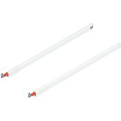 Immagine di ZRG.537RSICRE*R+L MP SEIW - TANDEMBOX ringhierina longitudinale (sopra) per cassettone lunghezza nominale 600 mm destro+sinistro per TANDEMBOX antaro bianco seta 