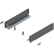 Immagine di 770M4002S Z R+L V1*OG-M - spondina LEGRABOX Pure altezza M (90.5 mm) lunghezza nominale 400 mm destro+sinistro grigio orione 