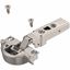 Immagine di 71B950A MB V50 NI - CLIP top BLUMOTION cerniera per ante con telai in alluminio 95° battuta con sormonto fondello da avvitare nichel 