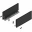 Immagine di 770C4002S Z R+L V1*CS-M - spondina LEGRABOX Pure altezza C (177 mm) lunghezza nominale 400 mm destro+sinistro nero carbonio 