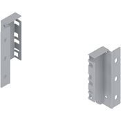 Immagine di Z30K000S HO-RW MP R906 - TANDEMBOX supporti per schienale in legno altezza K (1285 mm) destro+sinistro grigio ral 9006 