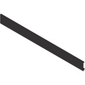 Immagine di ZV7.1043C01VORD-ST 12TS-M - LEGRABOX frontale senza scanalatura per cassetto interno e cassettone interno con ringhierina trasversale larghezza corpo mobile 1200 mm da tagliare su misura nero terra 