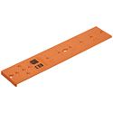 Immagine di 65.5340.01AN-LEHR 24 OR - dima di tracciatura per base forza AVENTOS/guida fianco LEGRABOX/guida fianco MOVENTO/Piastrine di premontaggio/guida fianco TANDEM/TANDEMBOX guida fianco estrazione totale/piastrina di premontaggio TIP-ON 