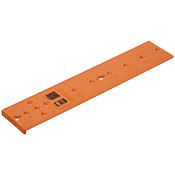 Immagine di 65.5340.01AN-LEHR 24 OR - dima di tracciatura per base forza AVENTOS/guida fianco LEGRABOX/guida fianco MOVENTO/Piastrine di premontaggio/guida fianco TANDEM/TANDEMBOX guida fianco estrazione totale/piastrina di premontaggio TIP-ON 