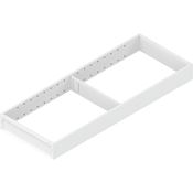 Immagine di ZC7S550RS2 AMB-RA V1 SW-M - AMBIA-LINE telaio per LEGRABOX cassetto acciaio lunghezza nominale 550 mm larghezza=200 mm bianco seta 