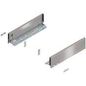 Immagine di 770M3502I Z R+L V1*INGL - spondina LEGRABOX Pure altezza M (90.5 mm) lunghezza nominale 350 mm destro+sinistro inox satinato antimpronta 