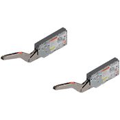 Immagine di 22K2310T KRAFTSP S2 ZN - anta a ribalta standard AVENTOS HK top base forza con fattore di carico 420-1610 (per 2 pezzi) con viti euro preinserite per TIP-ON nichel 