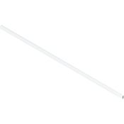 Immagine di ZRG.1104Q RELING 20SEIW - ORGA-LINE ringhierina trasversale fino a larghezza corpo mobile 1200 mm lunghezza=1104 mm da tagliare su misura per TANDEMBOX antaro bianco seta 