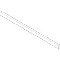 Immagine di ZRG.1104Q RELING 20SEIW - ORGA-LINE ringhierina trasversale fino a larghezza corpo mobile 1200 mm lunghezza=1104 mm da tagliare su misura per TANDEMBOX antaro bianco seta 